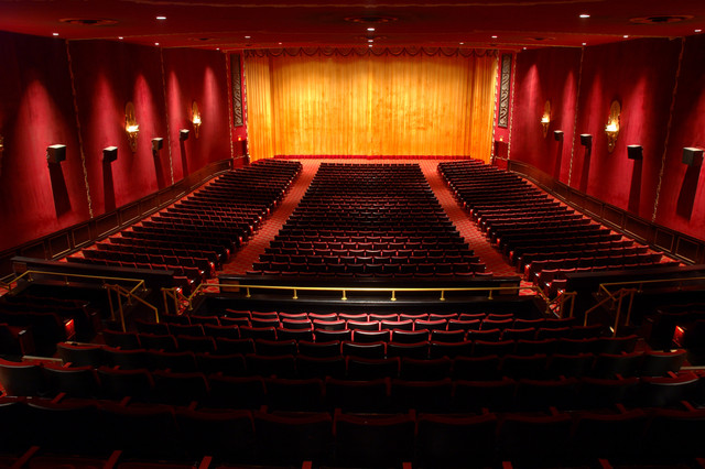 Curtained screen