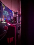 ["Speakers behind the screen"]
