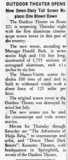 ["Reopened with new screen April 28, 1955. 4/27/55 article credit Decatur Herald."]