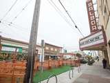 The Balboa's parklet allows 15-20 people to watch movies outdoors. 