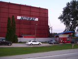 ["Midway Drive-In   restored screen tower"]
